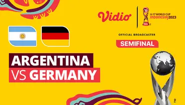 Link Live Streaming Argentina U-17 vs Jerman U-17 - Vidio