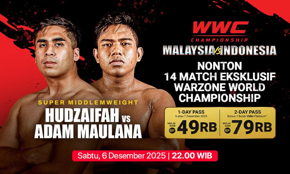 Hudzaifah vs Adam Maulana