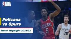 Match Highlight | New Orleans Pelicans vs San Antonio Spurs | NBA Play-In Tournament 2021/22