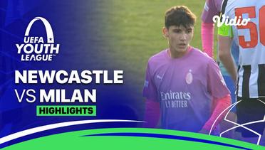Newcastle vs Milan - Highlights | UEFA Youth League 2023/24
