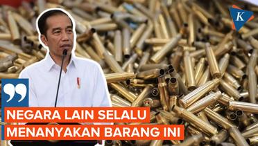 Peluru Buatan PT Pindad Dipamerkan Jokowi