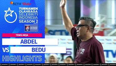 Abdel VS Bedu | Highlights Final Tenis Meja | TOSI Season 2