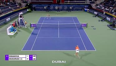 Match Highlights | Garbine Muguruza vs Katerina Siniakova | WTA Dubai Duty Free Tennis Championships 2022
