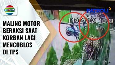 Lagi Antre Mencoblos di TPS, Sepeda Motor Warga di Lampung Raib Dicuri | Patroli