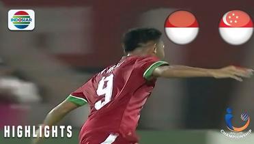 Gol Muhammad Rafli - Indonesia (1) vs (0) Singapura | AFF U-19 Championship