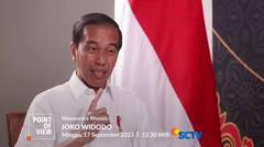 Saksikan Point of View besok siang, pukul 12.30 WIB bersama Joko Widodo