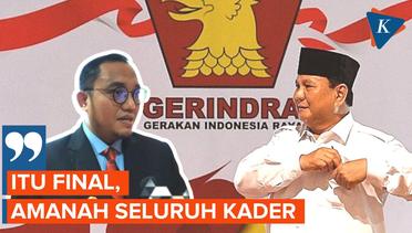 Gerindra Tegaskan Prabowo Capres di Pilpres 2024