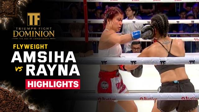 Amisha vs Reyna - Highlight | Triumph Fight Dominion