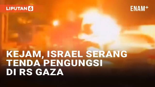 Tega, Israel Serang Tenda Pengungsi di Halaman RS Gaza Tewaskan 4 Orang