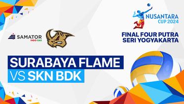 Putra: Surabaya Flame (Surabaya) vs SKN BDK Volleyball Club (Kab.Kudus) - Full Match | Nusantara Cup 2024