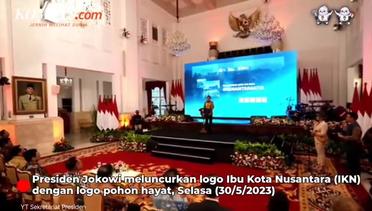 Jokowi Luncurkan Logo Ibu Kota Nusantara Bertema Pohon Hayat