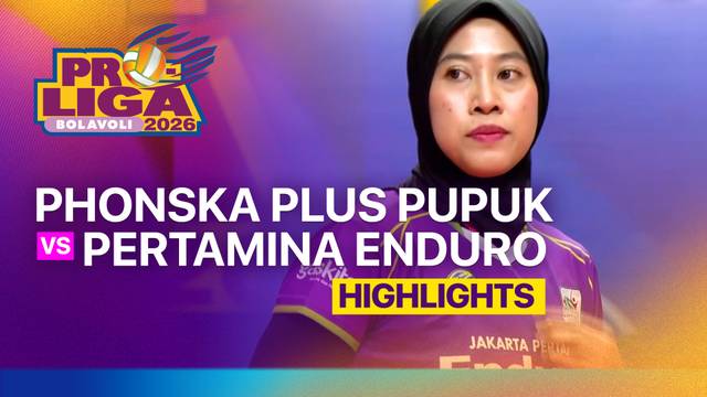 Putri: Gresik Phonska Plus Pupuk Indonesia vs Jakarta Pertamina Enduro - Highlight | Proliga 2026