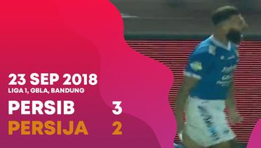 Persib Bandung (3) vs (2) Persija Jakarta- Full Highlights | Go-Jek Liga 1 Bersama Bukalapak