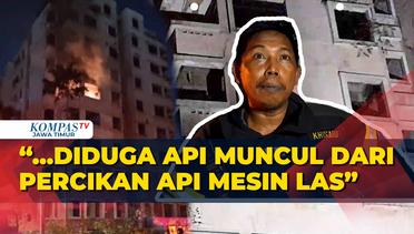 Penampakan Apartemen Kosong di Kawasan Kebonsari Surabaya Ludes Terbakar, Ternyata Ini Penyebabnya!