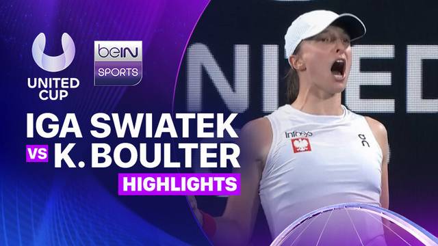 Iga Swiatek (POL) vs K. Boulter (GBR) - Highlights | United Cup 2025