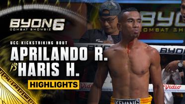 Aprilando Rumahpasal vs Haris Haiqal - Highlight | BYON Combat Showbiz 6 2025