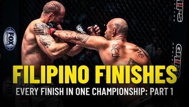 Every Filipino Finish In ONE Championship - Part 1