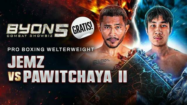 Jemz Mokoginta vs Pawitchaya II - Pro Boxing Welterweight - Full Match | BYON Combat Showbiz 5 2025
