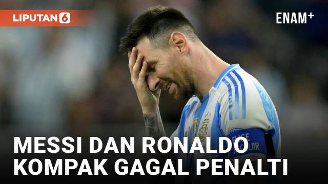 Reaksi Lionel Messi Gagal Penalti di Duel Argentina Vs Ekuador | Liputan6