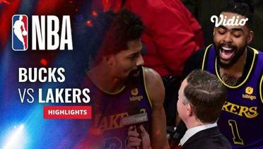 Milwaukee Bucks vs LA Lakers - Highlights | NBA Regular Season 2023/24