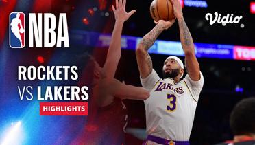 Houston Rockets vs Los Angeles Lakers - Highlights | NBA Regular Season 2023/24