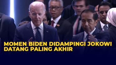 Momen Jokowi Dampingi Joe Biden, yang Datang Paling Akhir di Venue KTT G20