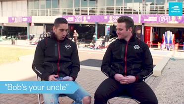 Nissan English Language Lessons: Sebastien Buemi and  Oliver Rowland