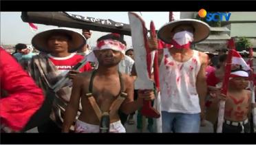 Warga Kampung Pulo Pawai Kemerdekaan Sambut HUT RI - Liputan6 Petang