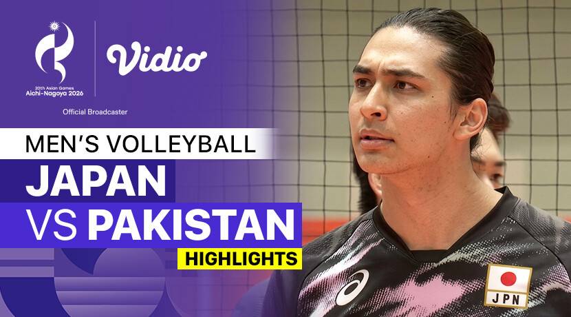 Japan vs Pakistan - Men's Volleyball Pool A | 20th Asian Games Aichi-Nagoya 2026