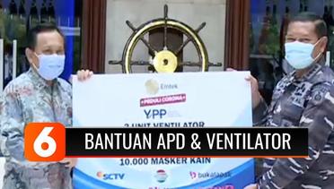 Rumah Sakit TNI AL Terima Bantuan APD dan Ventilator dari YPP SCTV-Indosiar | Liputan 6