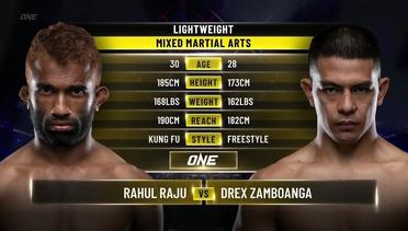 Rahul Raju vs. Drex Zamboanga | ONE Championship Full Fight