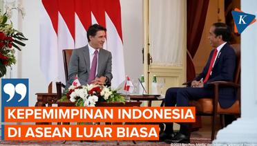 PM Kanada Puji Kepemimpinan Jokowi dan Indonesia di ASEAN