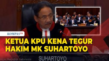Momen Ketua KPU Ditegur Hakim MK Suhartoyo karena Hal Ini