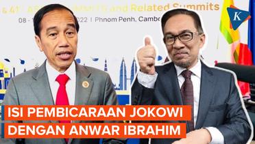 Tak Hanya Ucapkan Selamat, Jokowi-Anwar Ibrahim Perbincangkan Sejumlah Isu
