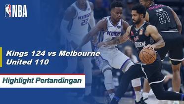 . NBA | Cuplikan Pertandingan: Kings 124 vs Melbourne United 110 | 2019 NBA Preseason