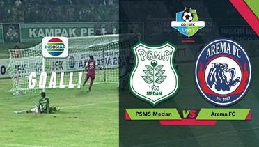 Goal! Wilfried Yessoh - PSMS (1) vs (0) Arema FC | Go-Jek Liga 1 Bersama Bukalapak