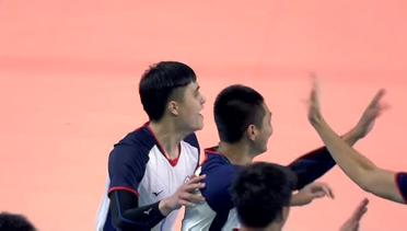Full Highlight Bola Voli Putra Chinese Taipei vs Korea Selatan 2 - 3 | Asian Games 2018