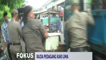 Razia PKL di Jaktim Diwarnai Protes Pedagang Sayur - Fokus Pagi