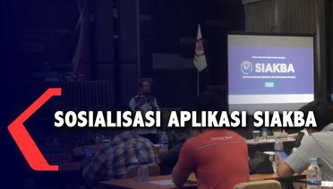 KPU Sumatera Utara Sosialisasi Aplikasi SIAKBA