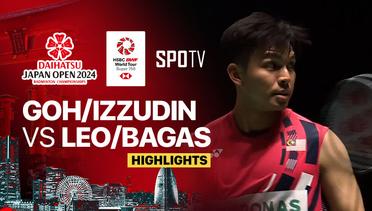 Goh Sze Fei/Nur Izzuddin (MAS) vs Leo Rolly Carnando/Bagas Maulana (INA) - Highlights | Daihatsu Japan Open 2024 - Men's Doubles Semifinal