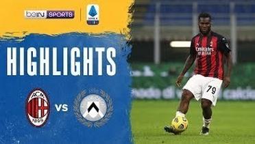 Match Highlights | AC Milan 1 vs 1 Udinese | Serie A 2021
