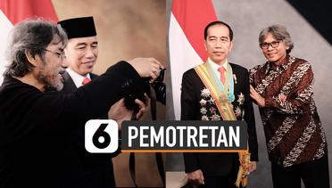 Di Balik Layar Pemotretan Jokowi-Amin yang Santai