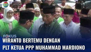 Mantan Ketum Partai Hanura Wiranto Bertemu PLT Ketum PPP Muhammad Mardiono | Fokus