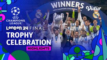 Real Madrid Trophy Celebration | UEFA Champions League 2023/24 - Final