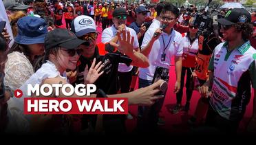 Momen yang Paling Ditunggu Penggemar, MotoGP Hero Walk di Sirkuit Mandalika