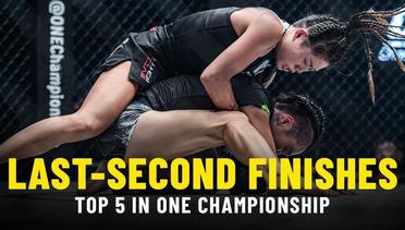 Top 5 Last-Second Finishes In ONE Championship