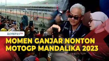 Momen Ganjar Pranowo Bersama Keluarga Nonton MotoGp Mandalika 2023