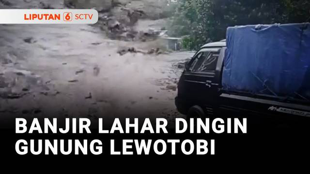 Banjir Lahar Dingin Gunung Lewotobi | Liputan 6