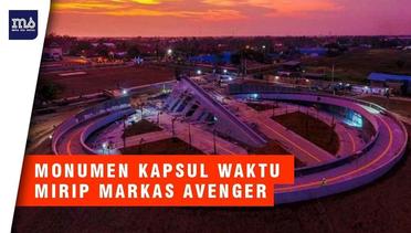 Mirip Markas Avengers, Jokowi Resmikan Monumen Kapsul Waktu di Papua