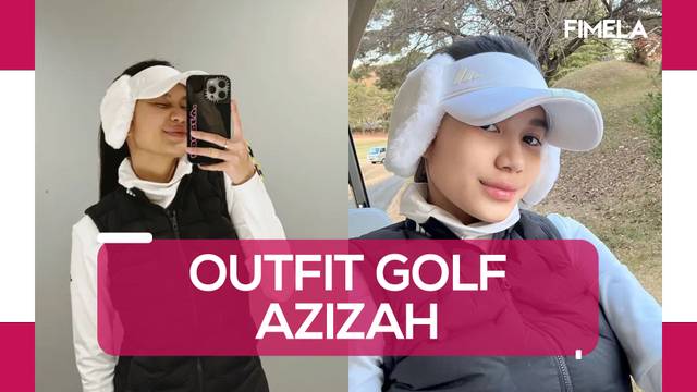 Penampilan Sporty Azizah Salsha Main Golf di Jepang Layaknya Old Money